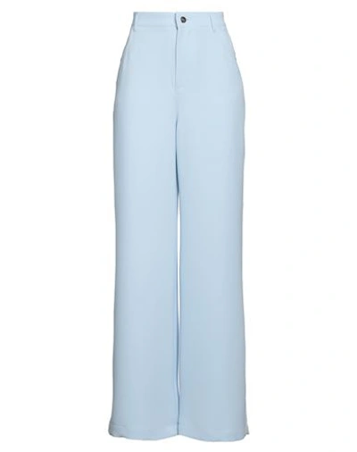 Barbara Bui Woman Pants Sky Blue Size 10 Polyester