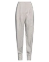 Emporio Armani Woman Pants Grey Size 8 Silk, Polyamide