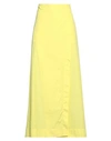 Barba Napoli Woman Maxi Skirt Yellow Size 8 Cotton