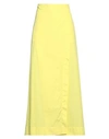 Barba Napoli Woman Maxi Skirt Yellow Size 8 Cotton In Yellow