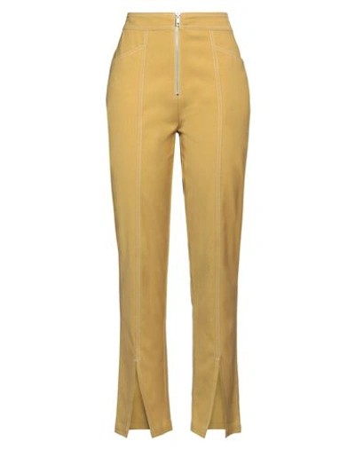 Rodebjer Woman Pants Mustard Size L Viscose, Cotton, Elastane In Yellow