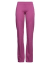 Fisico Woman Pants Mauve Size Xl Polyamide, Elastane In Purple