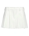 Vicolo Mini Skirts In White