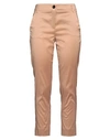 Emme By Marella Woman Pants Camel Size 10 Cotton, Polyester In Beige