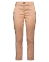 Emme By Marella Woman Pants Camel Size 6 Cotton, Polyester In Beige