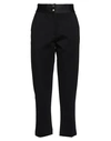 SANDRO SANDRO WOMAN PANTS BLACK SIZE 8 VISCOSE, POLYAMIDE, ELASTANE