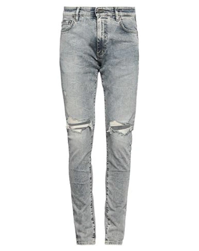 Represent Man Jeans Blue Size 34 Cotton, Rubber, Pes - Polyethersulfone
