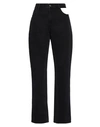 GAUCHÈRE GAUCHERE. WOMAN JEANS BLACK SIZE 8 COTTON