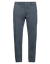Incotex Slacks By Slowear Man Pants Navy Size 35 Cotton, Elastane In Navy Blue