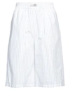 Mm6 Maison Margiela Woman Shorts & Bermuda Shorts White Size 6 Cotton, Polyester