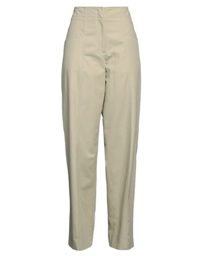 Calvin Klein Woman Pants Sand Size 6 Cotton In Beige