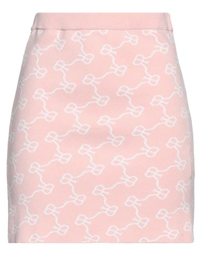 Rokh Woman Mini Skirt Light Pink Size S Viscose, Polyester