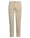 Tela Genova Man Pants Sand Size 31 Cotton In Beige