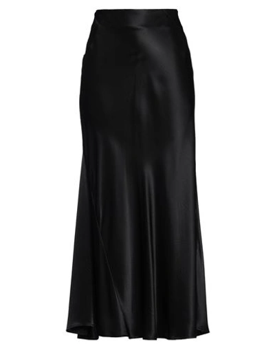 Pinko Woman Maxi Skirt Black Size 10 Viscose