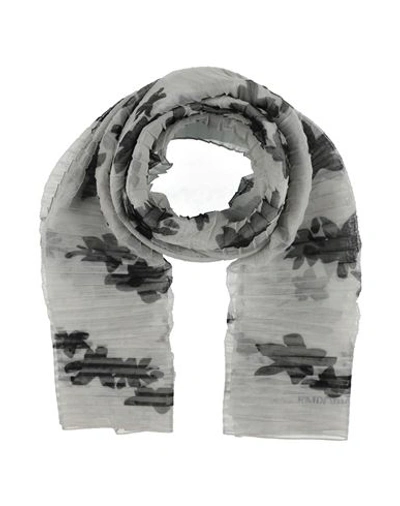 Emporio Armani Woman Scarf Light Grey Size - Polyester