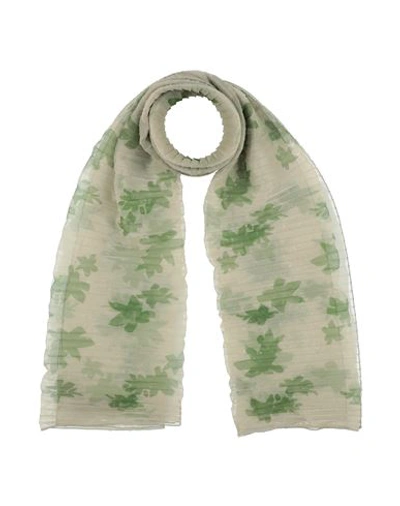 Emporio Armani Woman Scarf Sage Green Size - Polyester