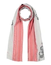 Emporio Armani Woman Scarf Light Grey Size - Modal, Acrylic, Cotton, Linen In Grey