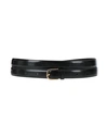 TOTÊME TOTEME WOMAN BELT BLACK SIZE ONESIZE LEATHER