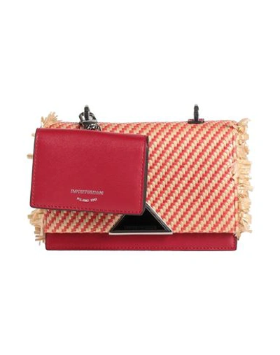 Emporio Armani Woman Handbag Red Size - Textile Fibers