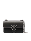 Pinko Classic Love Icon Crossbody Bag In Black
