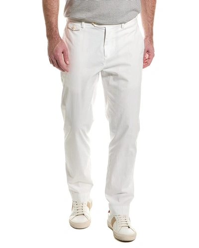 Brooks Brothers Milano Fit Pant In White