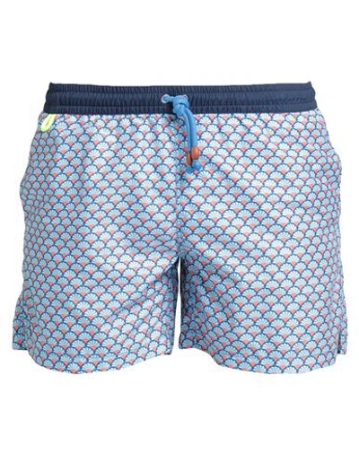 Gili's Man Swim Trunks Navy Blue Size S Recycled Polyester, Polyester