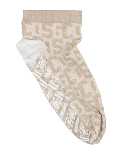 Gcds Woman Socks & Hosiery Beige Size M Polyamide, Polyester, Elastane