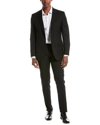 Canali 2pc Wool Suit In Black