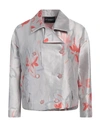 Emporio Armani Woman Blazer Grey Size 8 Polyester, Acetate, Polyamide In Grey