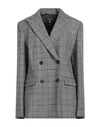 Weekend Max Mara Woman Blazer Black Size 16 Virgin Wool In Black