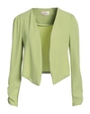 Toy G. Woman Blazer Lime Green Size 6 Polyester, Elastane In Green