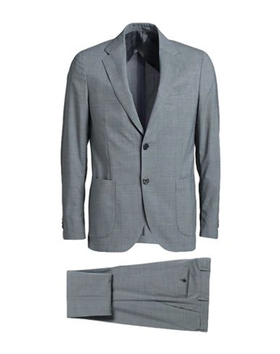 Lardini Man Suit Grey Size 50 Wool, Polyester, Elastane