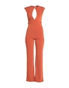 Angela Mele Milano Woman Jumpsuit Orange Size M Viscose, Polyester, Elastane In Orange