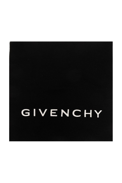 Givenchy Logo Intarsia Knitted Scarf In Black