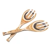 Island Bamboo Pakkawood 12-inch Salad Claws In White