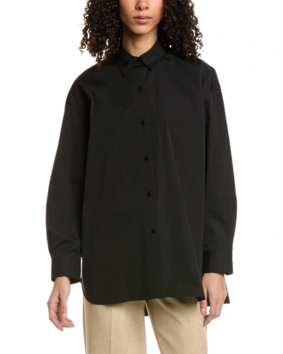 Theory Oversized Shirt In Black