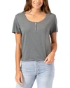 THREADS 4 THOUGHT WHITLEA RAW EDGE SLIM BABY HENLEY