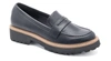 CORKYS FOOTWEAR BOOST LOAFER IN BLACK SMOOTH