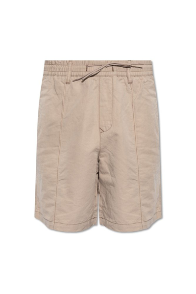 Emporio Armani Shorts With Logo In Beige