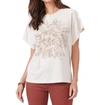 Democracy Jute Boyfriend Tee In Beige In Beige