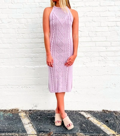 Young Fabulous & Broke Jude Midi Tank Dress In Lavender In Purple