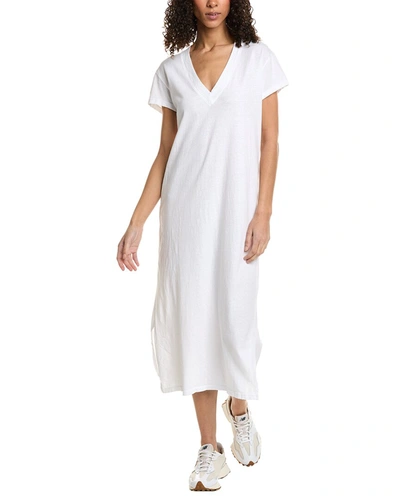 Perfectwhitetee Abbey Super Soft Midi Dress In White