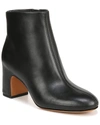 Vince Terri Leather Block-heel Booties In Black