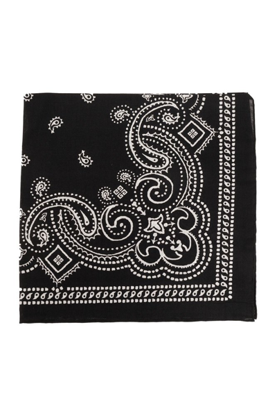 Givenchy Paisley Print Scarf In Black