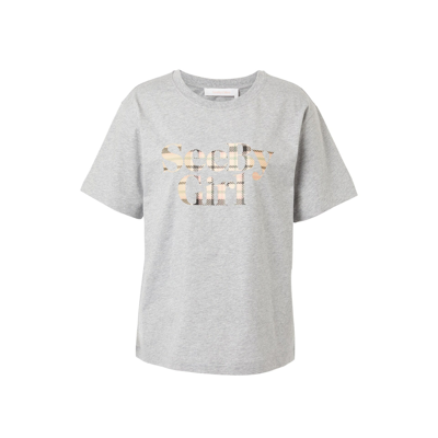 See By Chloé See By Chloe See By Chloe Cotton Logo T Shirt In Gray