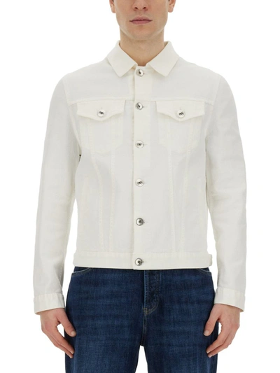 Brunello Cucinelli Dpp- Denim Shirt In White