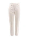 Brunello Cucinelli Slim-fit Cropped Cotton Trousers In Brown