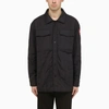 Canada Goose Man Black Nylon Carlyle Padded Jacket In Black