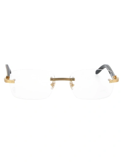 Cartier Optical In 003 Gold White Transparent