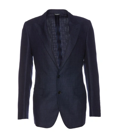 Dolce & Gabbana Taormina Jacket In Blue